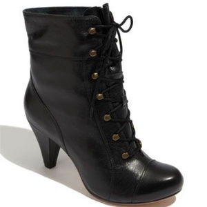 Indigo by Clarks lace up black bootie